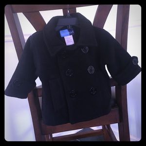 Boys 12 Month Black Peacoat